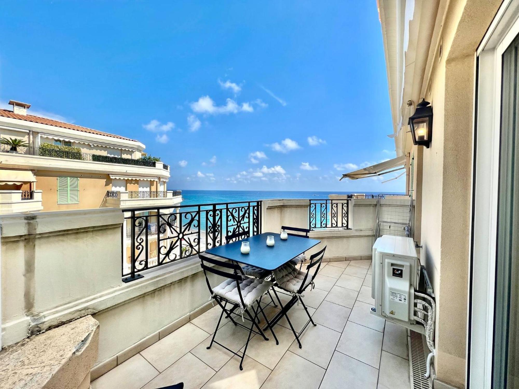 'Le Victoria Beach' Vue Mer Plein Centre, Spacieux Ментона Экстерьер фото