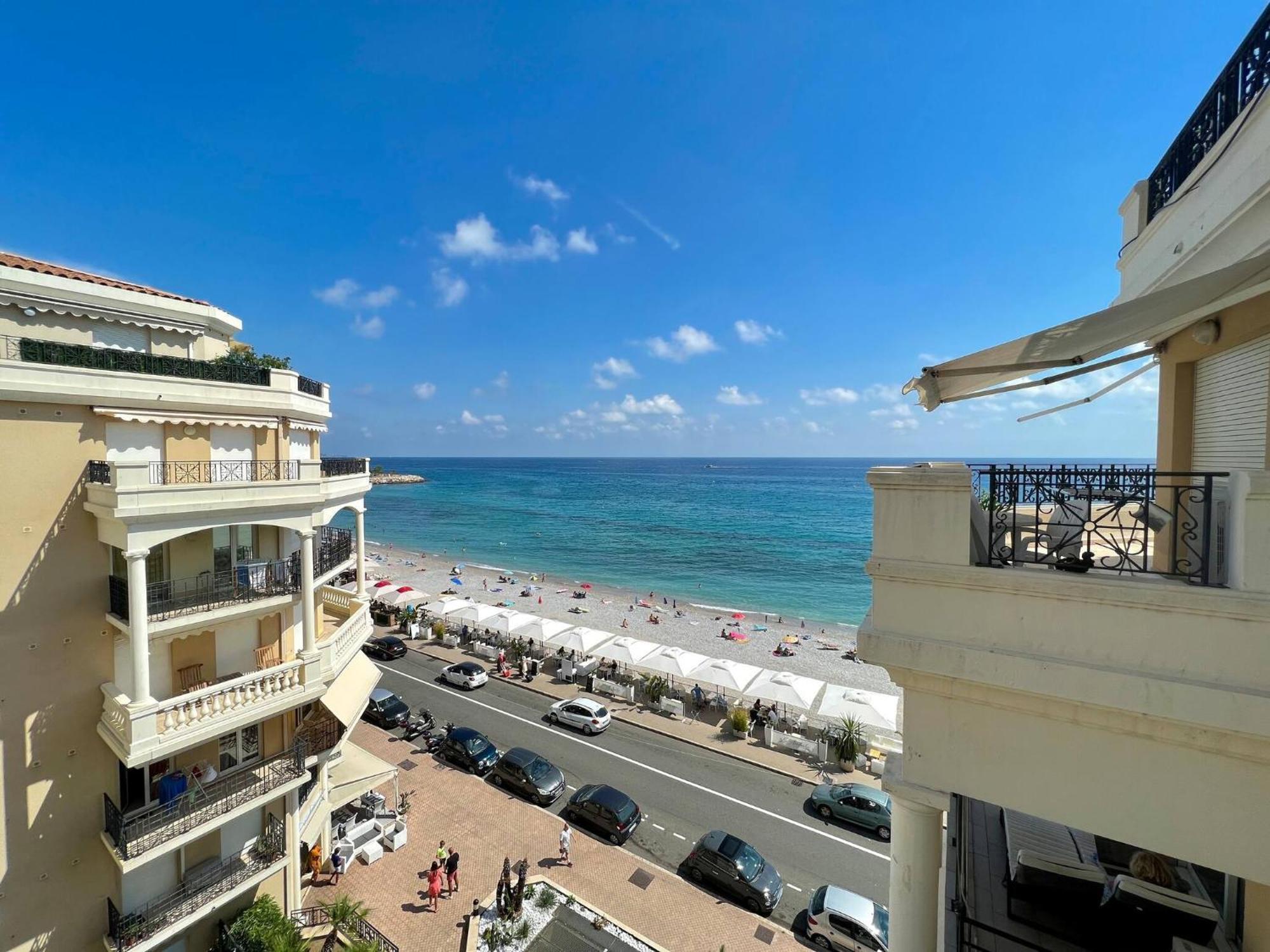 'Le Victoria Beach' Vue Mer Plein Centre, Spacieux Ментона Экстерьер фото